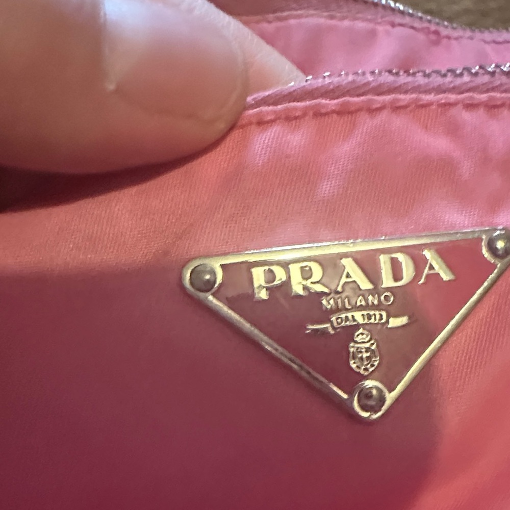 Prada Pink Nylon Shoulder Bag - Picture 3 of 13